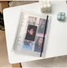 Bloc-notes A5 classeur stockage recueillir livre coréen idole po carte postale organisateur agenda planificateur balle couverture école station 230408