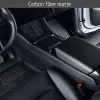 For Tesla Model 3 Y 2019-2023 True Carbon Fiber Central Control Side Stick Saddle Decorative Frame Interior Modification