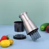 New Handheld Stainless Steel Garlic Press Durable Household Kitchen Cooking Crusher Ginger Onion Mincer Tools Squeezer Masher Tool