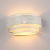 벽 램프 현대 빈티지 유리 유리 소기 크리스탈 조명 침실 조명 침대 옆