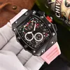 Designer kijkt naar de nieuwste luxe zakelijke mode multifunctionele kwartsbeweging kleine drie naald Watch Electroplating Alloy Bright Shell Wine Cask Watch