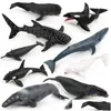 Autres jouets Modèle de baleine Jouet 9 Animaux marins solides Grande taille Haute Simation pour enfant Enseignement cognitif Cadeau Ornement Orcinus Orca Shark Dhjmf