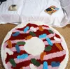 Tapijten Amerikaanse Dikke Tufting Donut Slaapkamer Tapijt Ronde Woonkamer Tapijt Vloer Pad Kinderkamer Nachtkastje Deurmat Home Decor Kerstcadeau