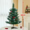Noel Süslemeleri Berry Pine ile Ağaç Ev Dekorasyonu Açık Kapalı PVC Malzeme Yeniden Kullanılabilir 2023 Yıl Dekor Xmas Hediyesi 231110