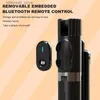 Selfie Monopods Roreta 2022 New Foldable Wireless Selfie Stick Tripod With Bluetooth Shutter Aluminum Alloy Monopod For Android IOS Smartphone Q231110