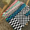 Gift Wrap Chessboard Handbag Color Stripe Tote Bag Geometry Handbag Knitting Fabric Women Handbag Chequer Design Eco Decoration Purses 231109