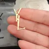 التصميم الشهير الذهب Y Brand Luxurys Brooch Women Letter Brouches Suit Pin Fashion Jewelry Clothing Clothing Accessories عالية الجودة