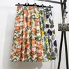 Faldas Vestido ajustado estampado de verano Puntos coloridos Longitud media Mujer línea a P3 1200 230410