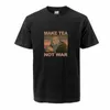 T-shirt da uomo Make Not War T-shirt con stampa Camicia da uomo in cotone 2023 T-shirt T-shirt casual Top Tees Cool Tee