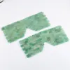 Natural Green Jade Eye Mask Massager Relax Sleep Massage Mask Skin Scraping Health Beauty Relax Remove Wrinkles Anti-Aging Beauty Gift