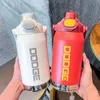 Muggar dodge 950 ml1200 ml rostfritt stål termos vatten flaska bärbar stor kapacitet tumbler sport isolerad kopp 231109