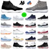 Баскетбольные кроссовки Over Size High 11 Cement Cool Grey Cherry Low 11s Кроссовки Jubilee Pure Violet Animal Instinct Pantone Low University Blue Мужчины Женщины Спорт 36-47