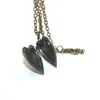 Ожерелья с подвесками в форме сердца, ожерелье Po Case, открывающиеся ювелирные изделия, сувенирные подарочные украшения без рамки