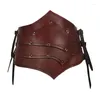 Paski szerokie Vikingsbelt Faux skóry Pasek Knight Corset Larp Halloween Costume Steampunk Props dla dorosłych cosplay