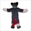 Costume de mascotte de chien de renard roux d'Halloween, costume en peluche de lapin de Pâques, déguisement à thème publicitaire, tenue de fête d'anniversaire