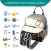 Diaper Bags Fashion Mummy Backpacks Multifunctional Baby Nappy diaper bags Mommy Maternity Backpacks with stroller hooks Diaper BagsL231110