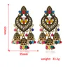 Mode bohême charme couleurs boucle d'oreille Vintage Gookin boucle d'oreille pour les femmes accessoires cadeau