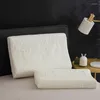 Pillow Case Waterproof Cotton Lined Pillowcase Bedroom Soft Memory Foam Pillowcases Sleeping Latex Pillows Cover 50 30cm/60 40cm