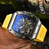 Multifunctional Quartz Watch New Craft Mechanical Hierarchy Men's Quartz Calendar