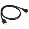 Freeshipping 3pcs/lot hd-mi male to female extender extender cable plated يدعم 1080p 3d ps3 كابل السرعة العالية oerml