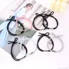 Charm Bracelets 2 Pcs Friendship Bracelet Matching Heart Wristband For Women Men Magnet Set BFF Friends Rope Drop