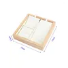 Jewelry Pouches Ly 3Parts Bamboo Necklace Bracelets Ring Earrings Jewelley Display Holder Stand Velvet Organizer Wholesale