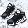 Sneakers Warm Winter Kinderschoenen Sport Boys Casual High Top Tennis Children's Plush Leather Running for Girls 230408