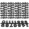 Wall Clocks 5 Sets Component Clock Number Plate Digital Numbers Replacements Plastic Decoration Arabic