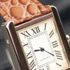 2022 New Tank Solo XL Rose Gold Silver Dial Steel Mens Watch Mechanical watch for men Luxury watch men reloj hombre101