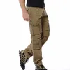 Men's Pants Men's Cargo Pants Loose Military Tactical Pants Multi Pocket Trousers Pantalon Homme Large Men's Military Pants 230410