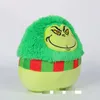 Nuovo Natale Verde peluche cuscino cuscino capelli verdi mostro Peluche verde regalo di Natale a casa Cuscino Greencie UPS / DHL gratuito