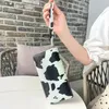 Portfele 2023 Summer Korean Contrast Cow Wzór multi portfel Long Carteras para Mujeres Billeteras Mujer Carteira Masculina