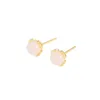 Boucles d'oreilles ES599 ZFSILVER S925 argent mode coréenne frais Hetian Jade Simple dentelle creux coeur bijoux femmes Match-toutes les filles cadeau