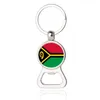 キーチェーンvanuatu Guatemala Venezuela Ukraine Uruguay Flag Keychain多機能メタルビールオープナーアクセサリー