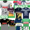 S-5XL 22/23 Ковбойские новые трикотажные изделия для регби 2022 2023 Raider Penrith Panthers Warriors Broncos Knights Gaguar Champions version League мужской детский комплект