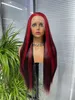 Parrucche in pizzo Vendita parrucche da donna Parrucche per copricapo in fibra chimica con capelli lisci lunghi neri rossi in seta ad alta temperatura