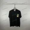 Xinxinbuy Men Designer Tee T Shirt 23SS Paris Starry Castle Print短袖女性Black White Blue Gray XS-L