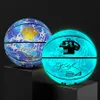 Polssteun Reflecterend Glow Basketbal Maat 5 7 Buiten Straat Cool Ballen Gloeiende Lichtgevende Basketballen Kind Jeugd Volwassenen 231109