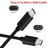 Orijinal USB 3.1 USB-C Tip C-Micro USB SYNC OTG Şarj Veri Aktarım Kablosu