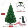 Juldekorationer Vebreda 6ft Premium Tree Pine gångjärn Konstgjord semester W 1000 Tips Metal Base Green 231110