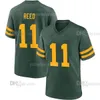 10 Love 33 Aaron Jones 8 Sean Clifford Camisa de futebol personalizada Alex McGough David Bakhtiari AJ Dillon Emanuel Wilson Henry Pearso Jayden Reed Christian Watson Jerseys