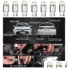Car Bulbs 100Pcs White 1Led Cob 158 W5W 2825 168 192 194 T10 Wedge Bbs 12V For Side Marker Lamps Dome Map Door License Plate Light D Dhdim