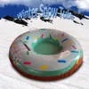 Släde uppblåsbart snörör Snow Tube Winter Sports PVC Uppblåsbar släde skid cirkelskidring för vuxna barn 231109