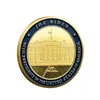 Arts and Crafts Gold coin White House Biden paint color gilded commemorative coin Foreign trade digital virtual coin