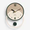 Wall Clocks Wood Art Clock Silent Round Modern Decor For Home/Office/School/Kitchen/Bedroom/Living Room Watch