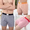 Underpants 3PCS/LOT Summer Men's Loose Sleep Underwear Cotton Aro Pants Pajamas Large Size Square Corner Boxer Shorts