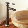 Bathroom Sink Faucets Ly Luxury Single Handle Classic European Style Basin Faucet Antique Bacia Torneira And Cold Bath Bamboo RB1039