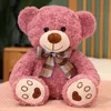 35-80 cm hoogwaardige klassieke teddybeer pluche speelgoed schattige vlinderdas beer plushie kussen gevulde zachte poppen voor kinderen meisje minnaar cadeaus