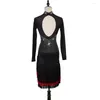Stage Wear Latin Dresses For Sale Salsa Costumes Clothes Dancing American Dance Dress Competition Embroidery