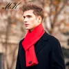 Sclesves Maikun Fashion Men Wool Scarf Pure Pure Simple and Winter Winter Warm Warm Cashmere Hight Gift Set 231108